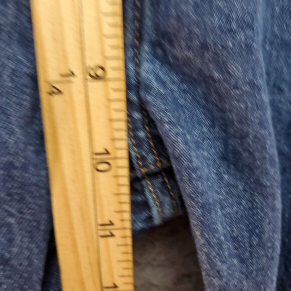 Levis Jeans Womens 25 Blue 501 Original Fit High-Rise Straight-Leg Cotton Denim - Picture 8 of 11